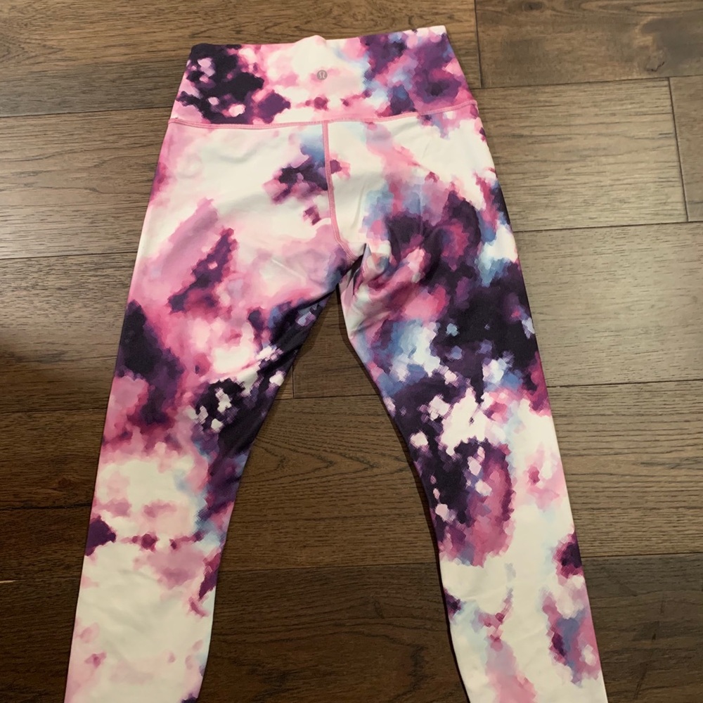 Lululemon high waist multicolor leggings